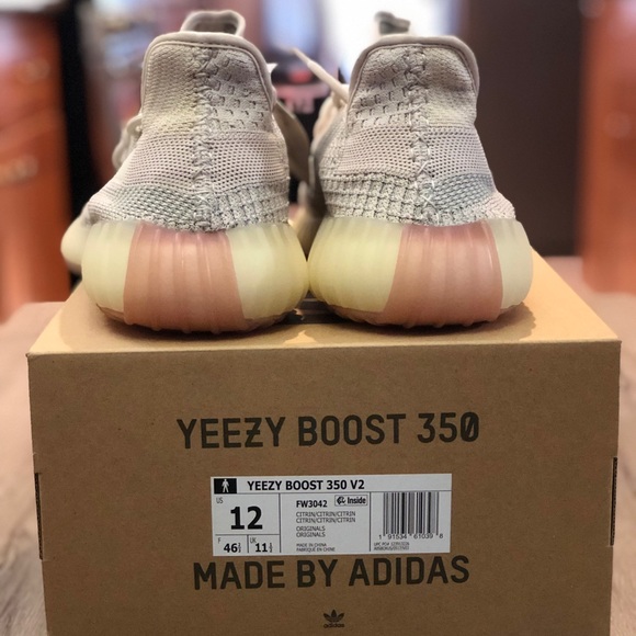 🛑SOLD🛑adidas Yeezy Boost 350 V2 Citrin FW3042 - Picture 7 of 13